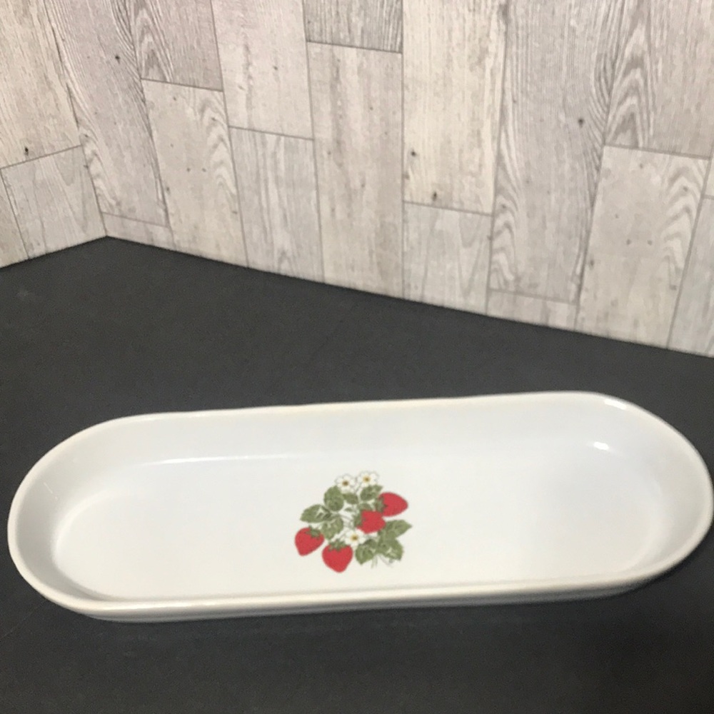 McCoy Pottery bread or cracker dish